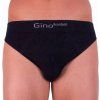 Gino 50005 slipy s úzkym bokom Bamboo Soft bezšvové černé
