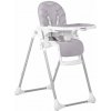 Ricokids 700600 Vysoká stolička Tulo so stolíkom, sivá