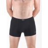 GINA Pánske bambusové boxerky s kratšou nohavičkou | 73129P - čierna olivová, 54/56