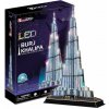 CUBICFUN Svítící 3D puzzle Burdž Chalífa 136 dílků