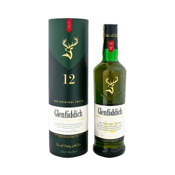 Glenfiddich Single Malt 12y 40% 0,7 l (tuba)