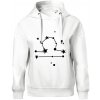 Súhvezdie - Libra - Váhy - Oversized mikina dámská Moon - kratšia + širšia - M ( Biela )