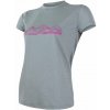 Dámske tričko kr.rukáv SENSOR MERINO ACTIVE MOUNTAINS sv.šedá XL