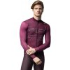 ALÉ Cycling Clothing Alé PR-E Megabyte LS, Bordeaux Veľkosť: M Priedušný cyklo dres do prechodného obdobia