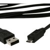 PremiumCord ku2m5f micro USB 2.0, A-B, 5m, černý