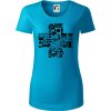 Zdravotné kríž veci - Dámske tričko z organickej bavlny Origin (GOTS) - 2XL ( Svetlý tyrkys )