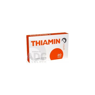 VULM THIAMIN tbl (vitamín B1 50 mg) 1x20 ks