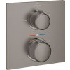 Grohe Allure - Termostatická sprchová batéria pod omietku, kefovaný Hard Graphite - 19380AL2