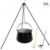 Perfect Home Kotlík s trojnožkou, varechou, naberačkou, 30L, 4ks, Set-103