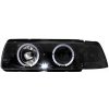 predné svetlá BMW 3 E36 Coupé/Cabrio 92-98 Angel Eyes black/chróm
