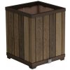 Keter Deco Square Tall walnut 261033