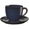 Šálka na cappuccino SAISON 230 ml, tmavo modrý , ASA Selection, kamenina, P.9 cm, V.7,5 cm Objem 230 ml, tmavo modrá
