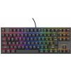 Genesis herná mechanická klávesnica THOR 303/TKL/RGB/Outemu Peach Silent/Drôtová USB/US layout/Čierna, NKG-1881