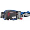 Okuliare ALPINESTARS Supertech Stream Roll-Off Wide Vision (modrá, číre plexi, roll-off systém)