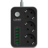 LDNIO Power Strip Ldnio Power Strip 6 zásuviek + 4X USB port (Se6403)