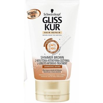 Gliss Kur Shimmer Brown 2 minútová maska na vlasy 125 ml