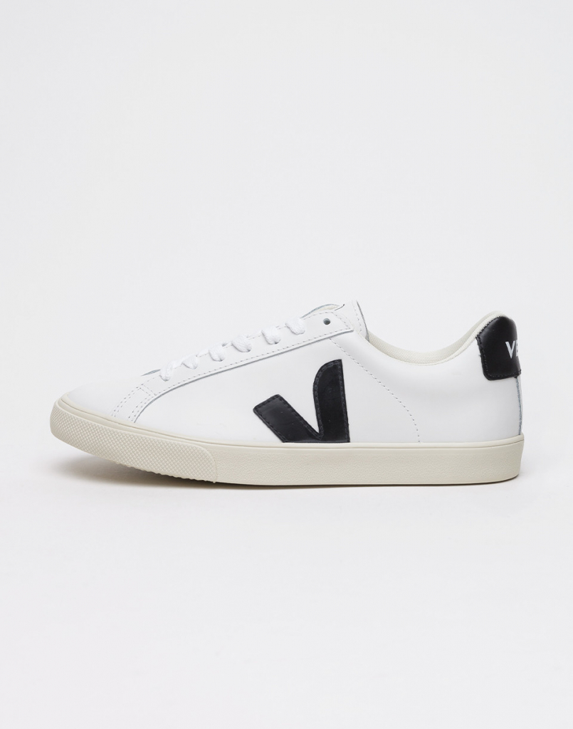 Veja Esplar Logo EXTRA WHITE BLACK