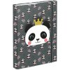 Baagl Panda A5 tmavo sivá