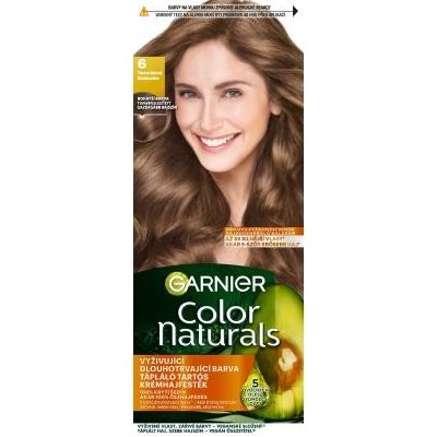 Garnier Color Naturals permanentná farba na vlasy s vyživujúcimi olejmi 40 ml odtieň 6 dark blonde pre ženy