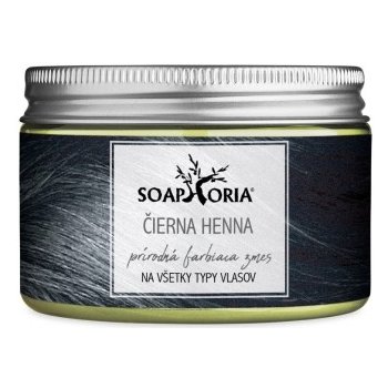 Soaphoria Bylinná farbiaca zmes na vlasy z henny - čierna 100 g