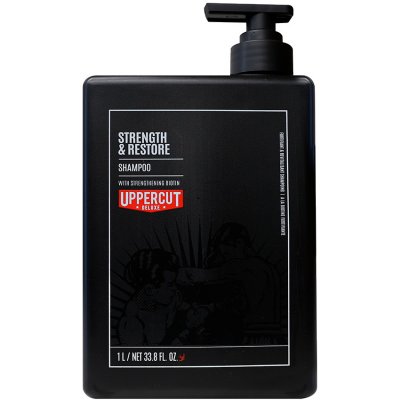 Šampón pre silu a obnovu vlasov Uppercut Deluxe Strength and Restore shampoo 1000ml