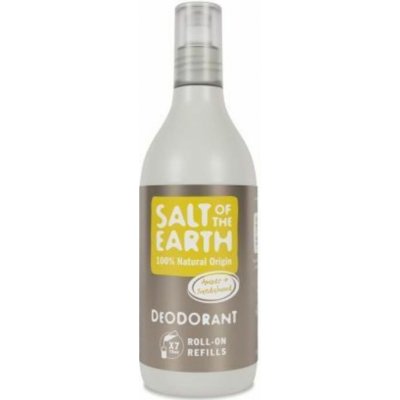 Salt-Of-The-Earth Amber & Santalwood Deo Roll-on Refills - Náhradná náplň do prírodného guličkového dezodorantu 525 ml