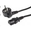 Kábel sieťový / napájací 230V, 1,8m, C13 - Schuko, High quality POWER-CORD-PC-EU