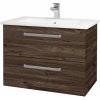 Dreja Umývadlová skrinka GIO SZZ2 80 - D25 Teak / Úchytka T01 / D25 Teak