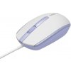 Canyon M-10, symetrická optická myš s efektom hladkého posuvu, USB, 1.000 dpi, 3 tlač, bielo-fialová CNE-CMS10WL