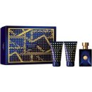 Versace Dylan Blue EDT 50 ml + sprchový gél 50 ml + balzam po holení 50 ml darčeková sada