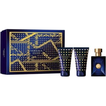 Versace Dylan Blue EDT 50 ml + sprchový gél 50 ml + balzam po holení 50 ml darčeková sada