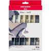 Amsterdam General Selection sada akrylových farieb Greys 12 ks 20 ml