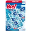 Bref Power Aktiv 4 Formula Ocean Breeze WC blok pre hygienickú čistotu a sviežosť vašej toalety, farbivá voda 3 x 50 g, megapack