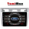 TomiMax Ford Fiesta Android 13 autorádio s WIFI, GPS, USB, BT HW výbava: 8 Core 8GB+256GB HIGH