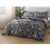 XPOSE® Predĺžené bavlnené Renforcé obliečky LABKY -sivé 140x220 cm, 70x90 cm, Bavlna RENFORCÉ + Predĺžená možnosť vrátenia tovaru do 50 dní