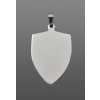 Prívesok na retiazku na krk štít 3,2x4,6 cm
