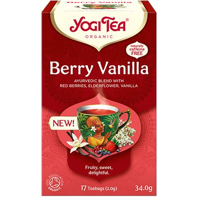 Yogi Tea Bio Ajurvédsky čaj Ovocná vanilka 17 ks