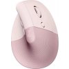 Logitech Lift Vertical Ergonomic Mouse ružová / Ergonomická myš / USB / iba pre pravákov (910-006478)