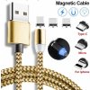 Verk 06239 Magnetický USB nabíjací 3v1 LED