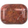 AppleKing mramorový obal z tvrdého plastu pre AirPods Pro - hnedý - možnosť vrátiť tovar ZADARMO do 30tich dní