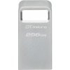 KIN Kingston Technology DataTraveler Micro USB kľúč 256 GB USB Typ-A 3.2 Gen 1 (3.1 Gen 1) Strieborná