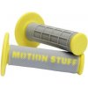 MOTION STUFF motokrosové rukoväti supersoft sivé/žlté