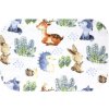 EGA KIDS VZOROVANÁ TETROVÁ PLIENKA 1KS 70X80 CM JEŽKO LÍŠKA 100 % BAVLNA