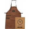 Old West Kožená Zástera pre milovníkov grilovania - Cognac