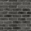 Esta Home, Čierna vliesová tapeta tehla, tehlová múr 139138, Black & White, rozměry 0,53 x 10,05 m