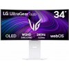 LG MT OLED 34 34GX90SA-W OLED panel, Smart, 3440x1440, 240Hz, 2xHDMI, DP, USB 3.0, nast výška, G-sync