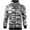 Malfini Camo Zipper pánska C1932 camouflage gray