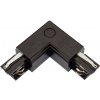 SPECTRUM LED - SPS uhlový 3-fázový konektor / ľavý - Biely