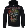 mikina s kapucňou ROCK OFF Iron Maiden Final Frontier Big Head Čierna