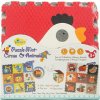 Baby Great Puzzle Penové puzzle Zvieratká šedé a červené XS 9 dielikov